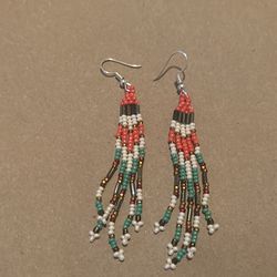 Handmade Native Beaded Earrings