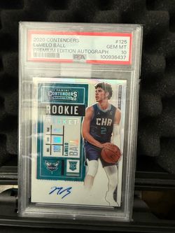Lamelo Ball Rookie Ticket Auto