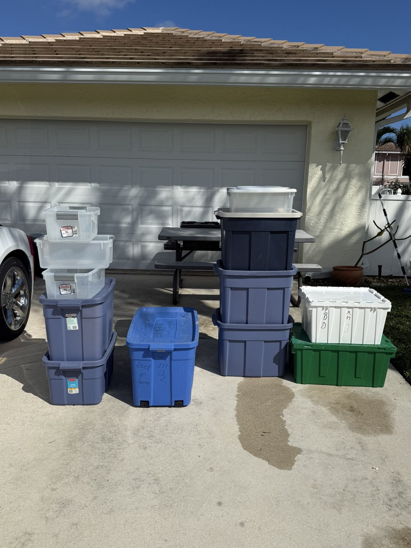 Storage Bins 9 With Lids