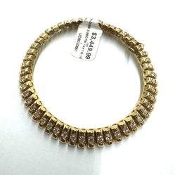 Tennis Bracelet 23.6 Gr 14K