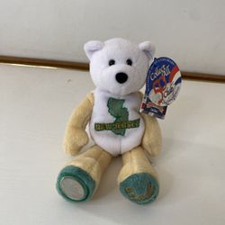 Coin Bear #3 New Jersey State Collectible Stuffed Plush 9" Bear Ltd Treasures