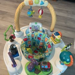 amazing adorable baby activity center no pieces missing paid $130 plus tax on Amazon