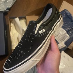 Vans Slip On Pearlized Black size 10.5