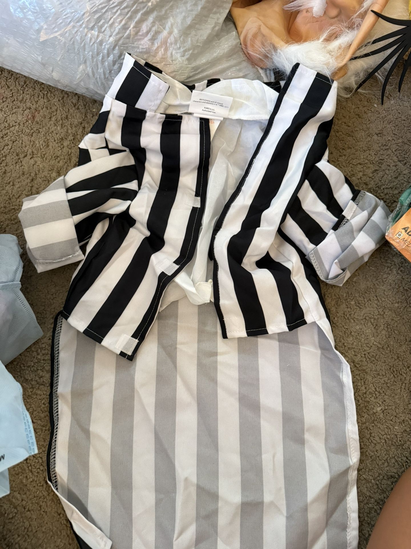 Dog beetlejuice costume