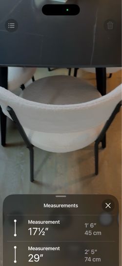 White Upholstered Chair with Black Metal Legs