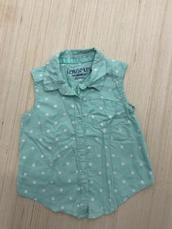 Girls polka dot top