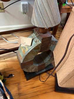 Uttermost Lighting Slate Stone Table Lamp