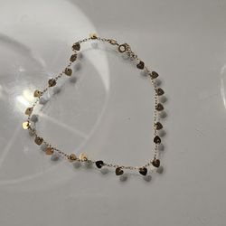 10k Gold anklet