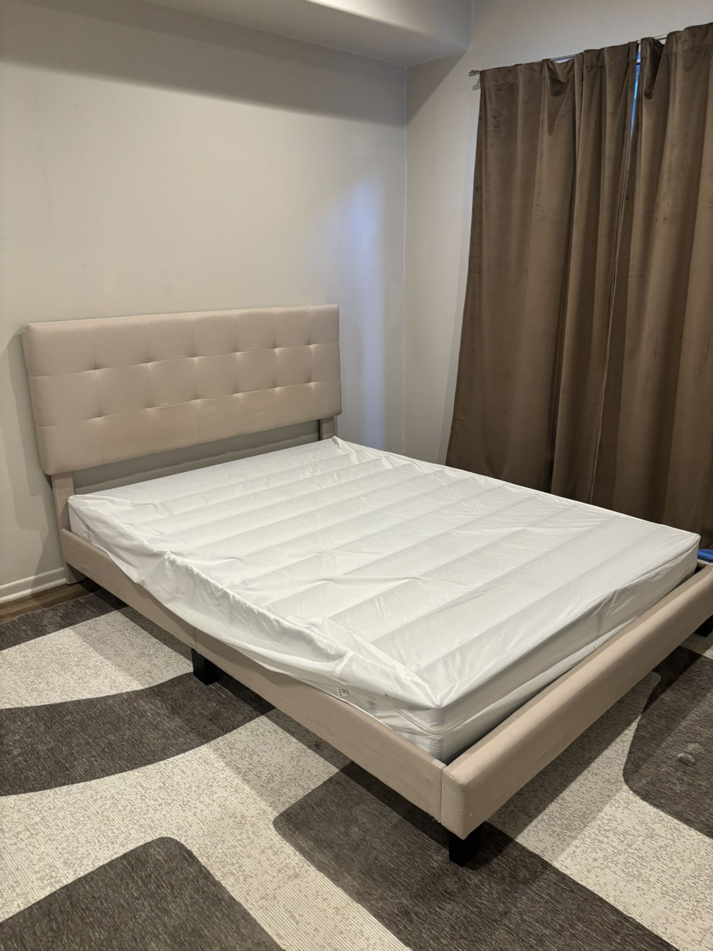 Queen Bed Frame & Box Spring