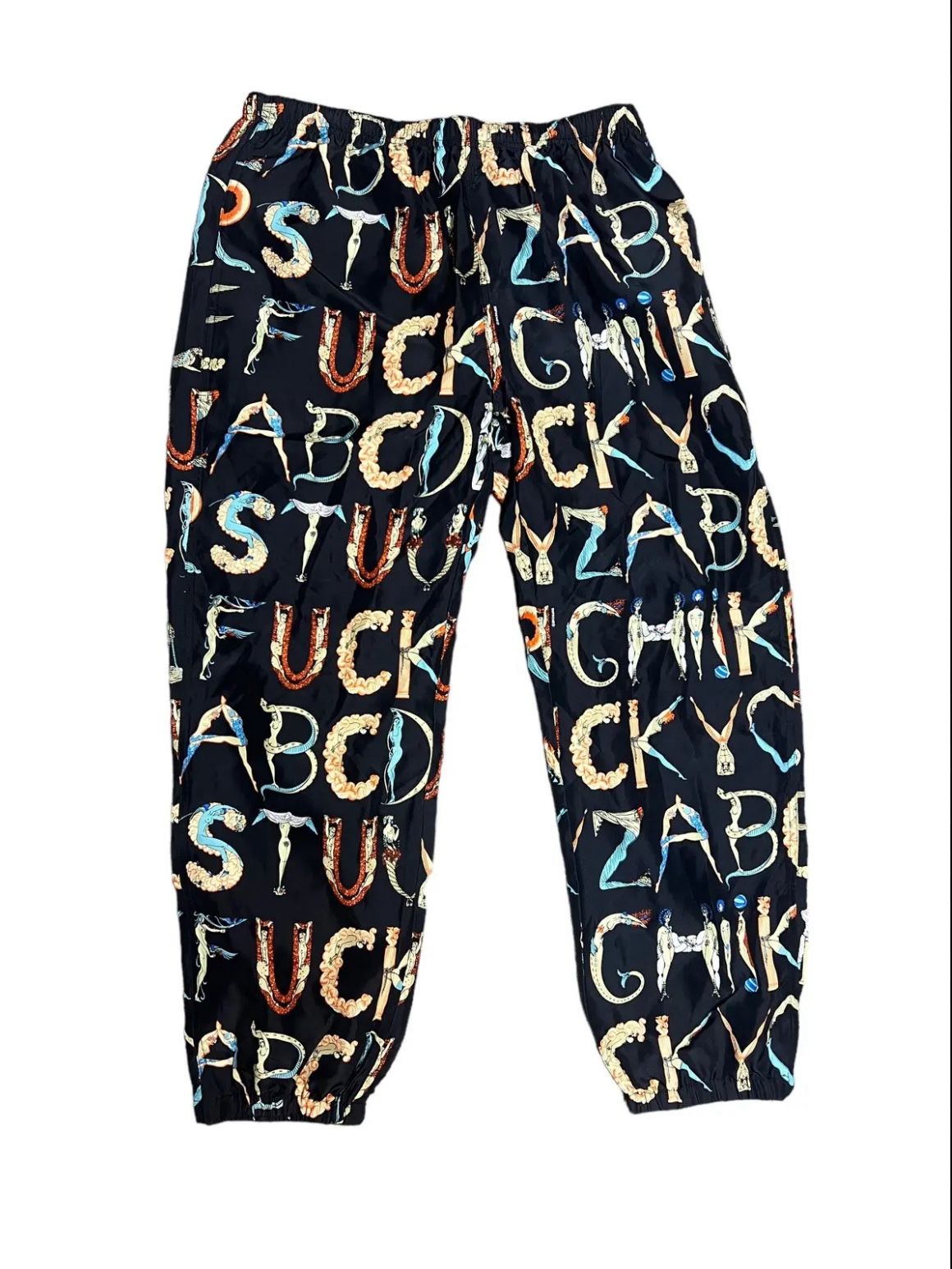 Supreme Silk Alphabet Pants
