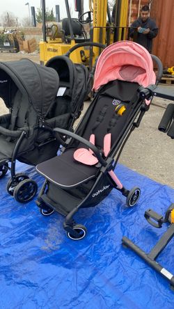 pink baby joy stroller 