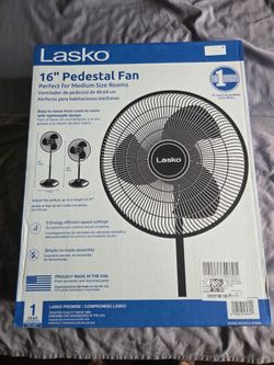 Lasko 16" Pedestal Fan S16500