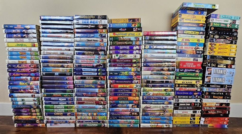 VHS Movies - Kids, Family, Classic, Adventure, Horror, Documentary