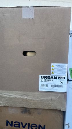 Broan AI 100 CFM Wall or Ceiling Mounted Heat Recovery Ventilator with Side Ports and LCD Screen Model: B110H65RS |