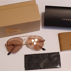 Burberry Aviator Unisex Sunglasses