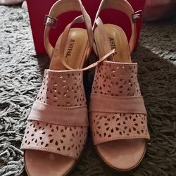 Pink Sling Back Sandals Size 10 