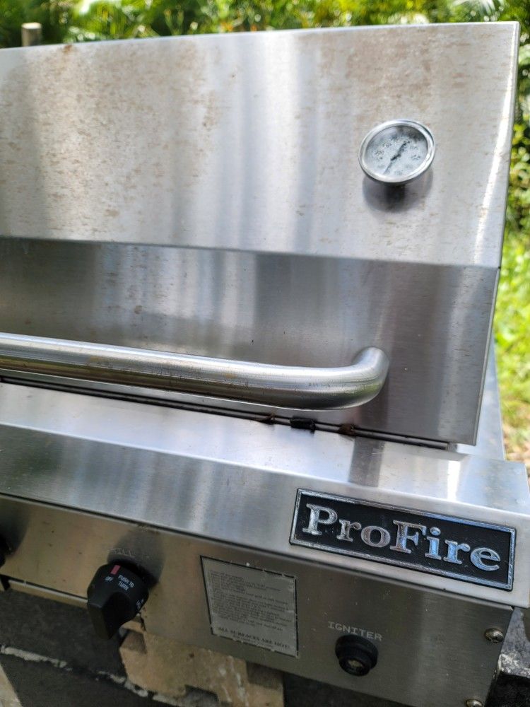 Profire Rotisserie And Infared High End Drop In Stainless Bbq