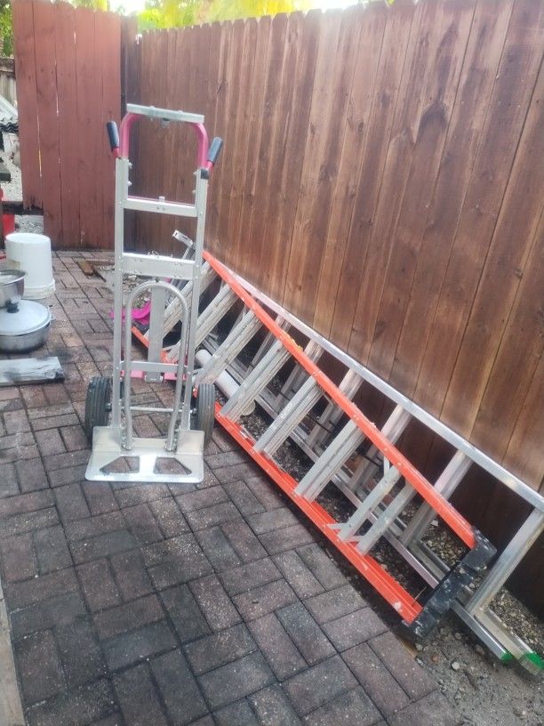 2 Ladders And A Dolly For Sale