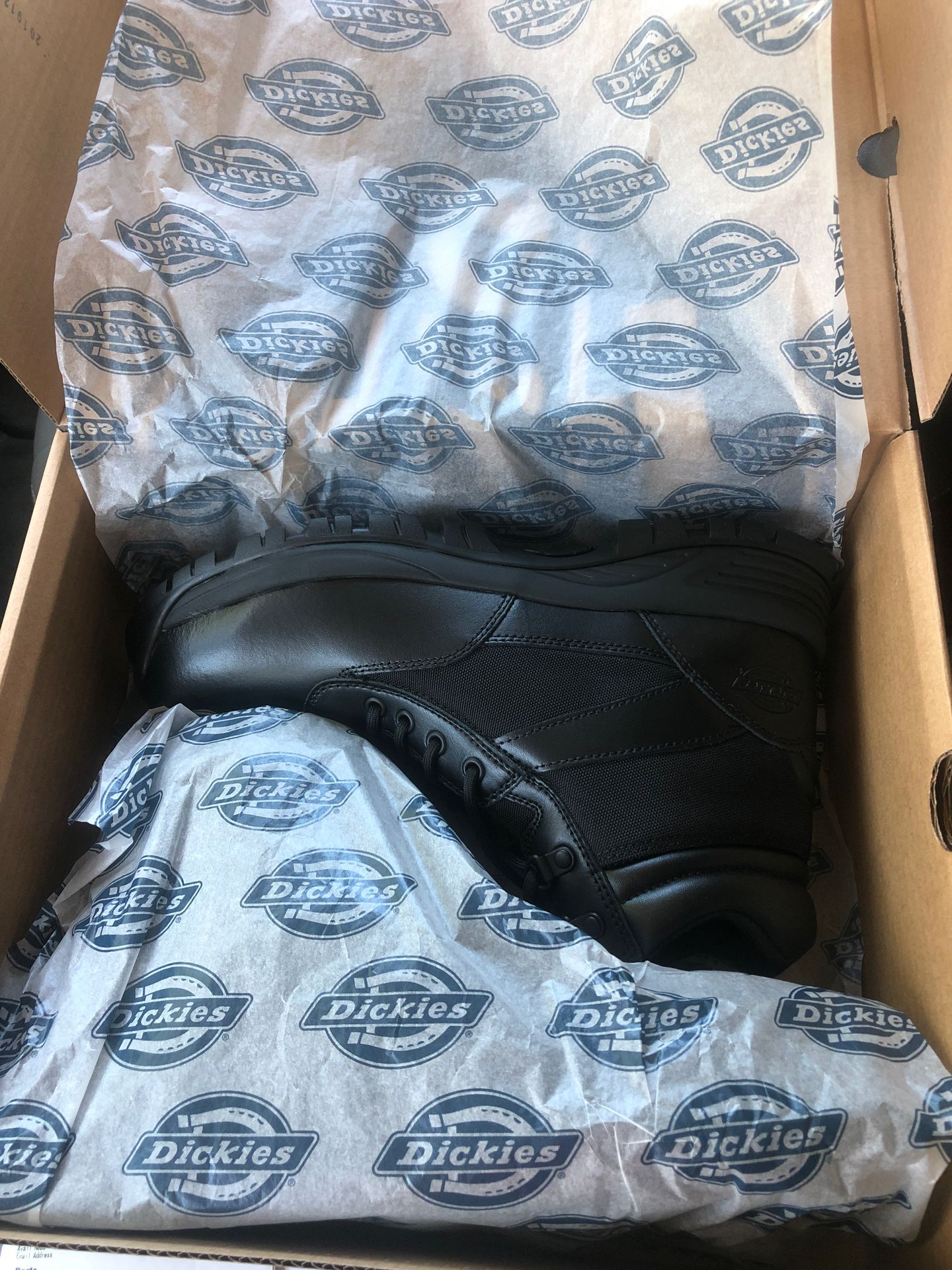 Brand new Dickies black boot size 11