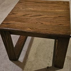 Vintage Solid Wood Side Table 