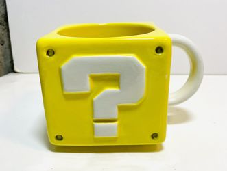 2016 Nintendo Super Mario Bros Yellow Square Question Mark Mug