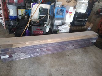 White Oak Snap Together Flooring New 4 Boxes