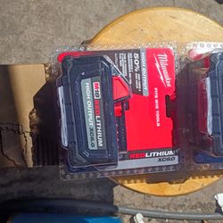 Milwaukee high output batteries 6Ah$  95 each