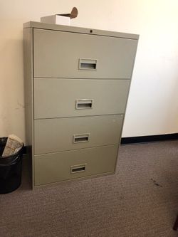 Used office metal cabinets