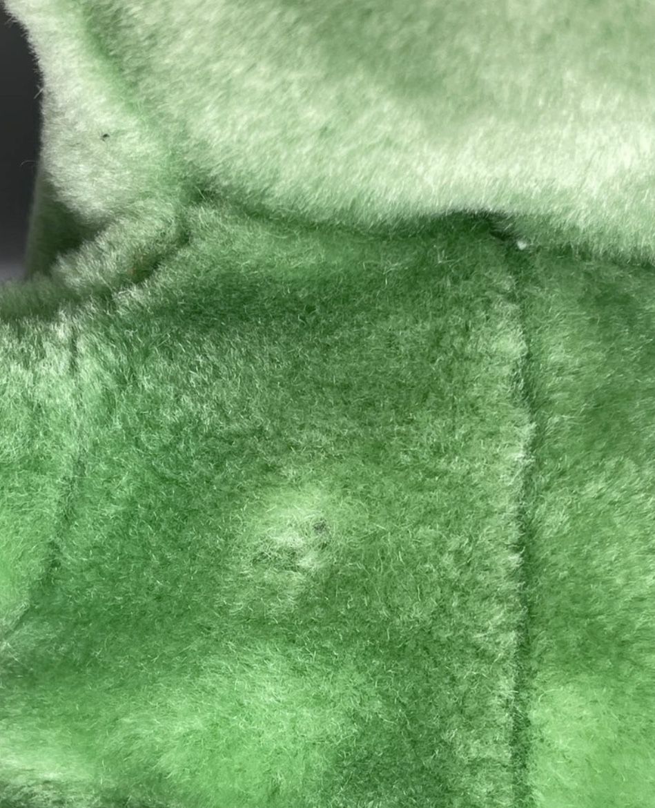 Retired Rare Russ Berrie Frankie Green Plush Long Legged Stuffed Frog Toy