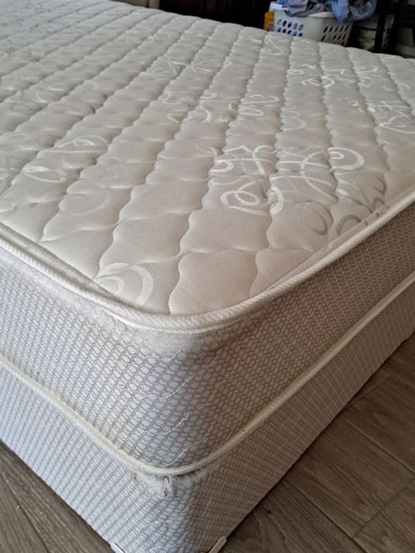 Clean Queen mattress And Box Spring ORTHOPEDIC