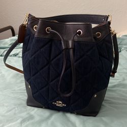 Coach Purse Denim 