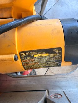 DEWAULT miter saw dw713