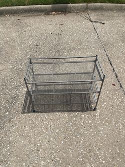 Metal shoe rack