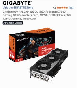 AMD 7600 8gb and and Ryzen 7 9700x 8core 16 thread Pc bundle