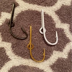 Fishing Hook Hat Pins