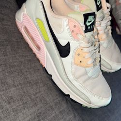 Nike Air Max 90 White Volt Green Glow (Women's)