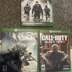 Xbox One Video Games Lot 3 
