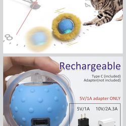 Cat Toy Rolling Ball Rechargeable 