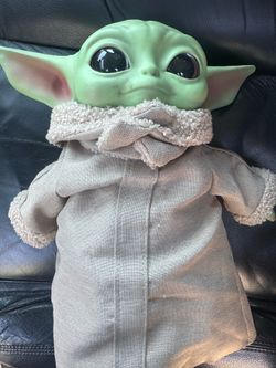 Mattel Star Wars Mandalorian 11" The Child Doll-Baby Yoda Grogu Plush Hard Head