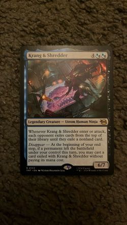Magic the Gathering TMNT, Krang and Shredder