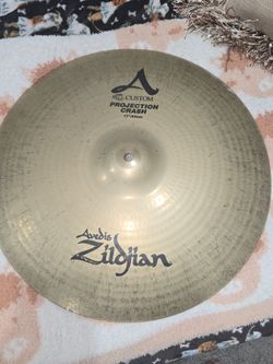 Zildjian A custom 17 cymbol
