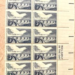 USPS Stamps Of The US & Canada Peace Bridge