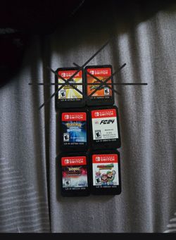 Nintendo Switch Game Cartridges Lot of 6