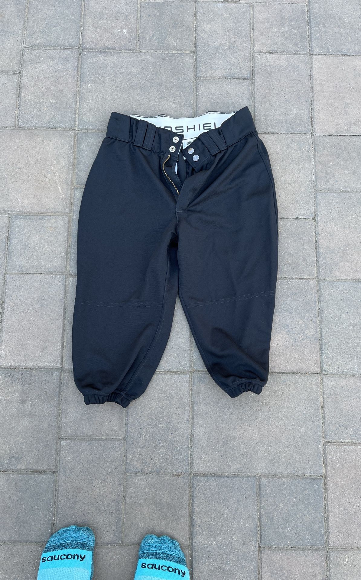 Baseball Pants Black Shorties - Evoshield