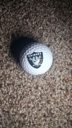 RAIDERS GOLF BALL