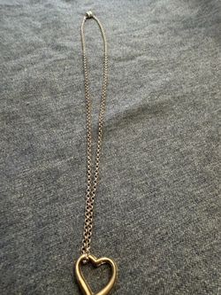 925 starling silver necklace with heart medal