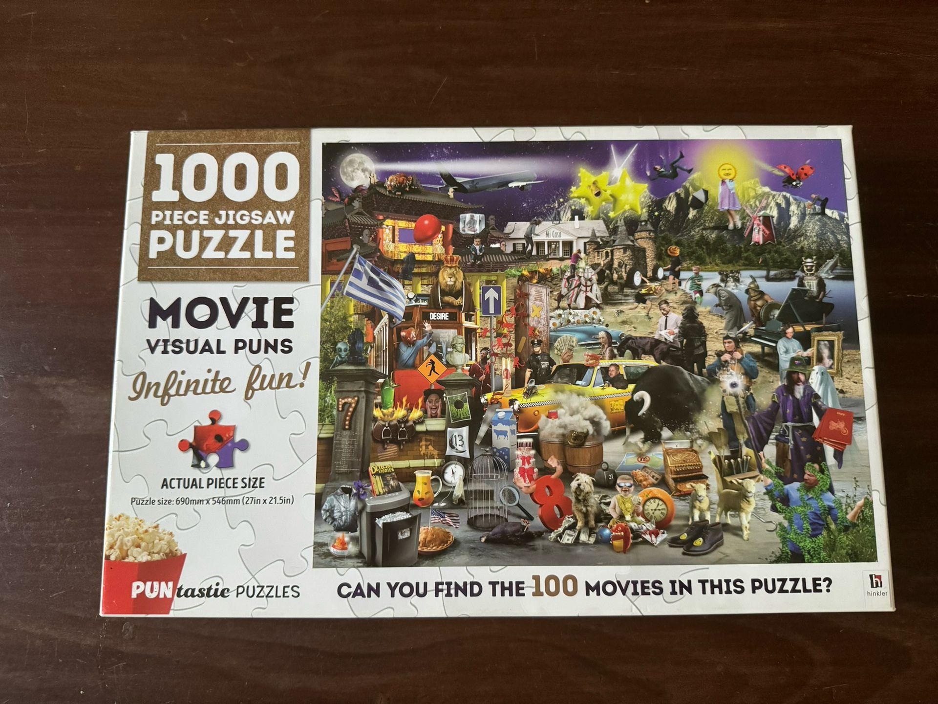 Movie Visual Puns - 1000 piece Jigsaw Puzzle