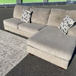 FREE DELIVERY and INSTALLATION - Ashley Furniture Sectional – Gray color (Look my profile for more)
