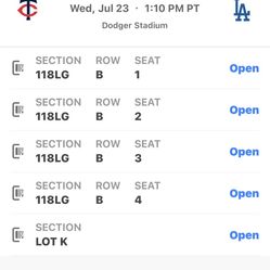Dodger Tickets 