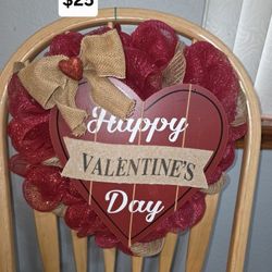 Valentine's Day Wreath $25,  wooden LOVE sign $5, tin mailbox for valentines $10. 

Pick up in Harlingen, I live near Walmart
Antiques and Telephones 